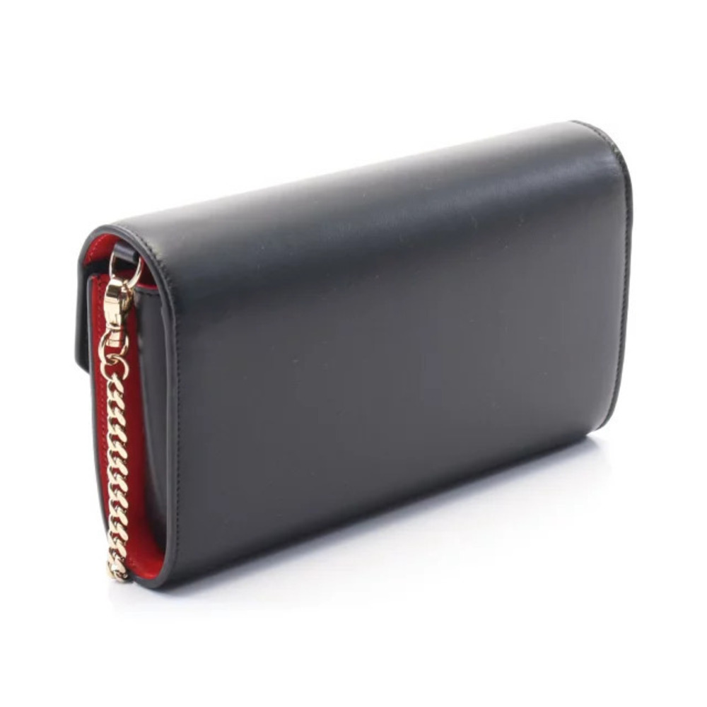 Christian Louboutin leather black bag shoulder Black